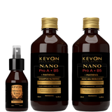Kit Kevon Nano Pró A + B5 – Fortalecimento, Crescimento e Hidratação Capilar