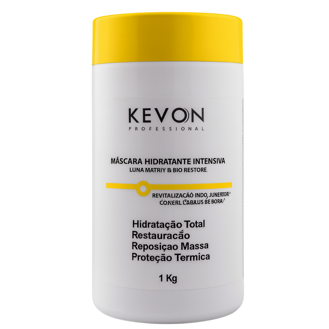 Máscara Hidratante Intensiva Kevon 1kg – Hidratação Profunda, Restauração, Reposição de Massa e Proteção Térmica