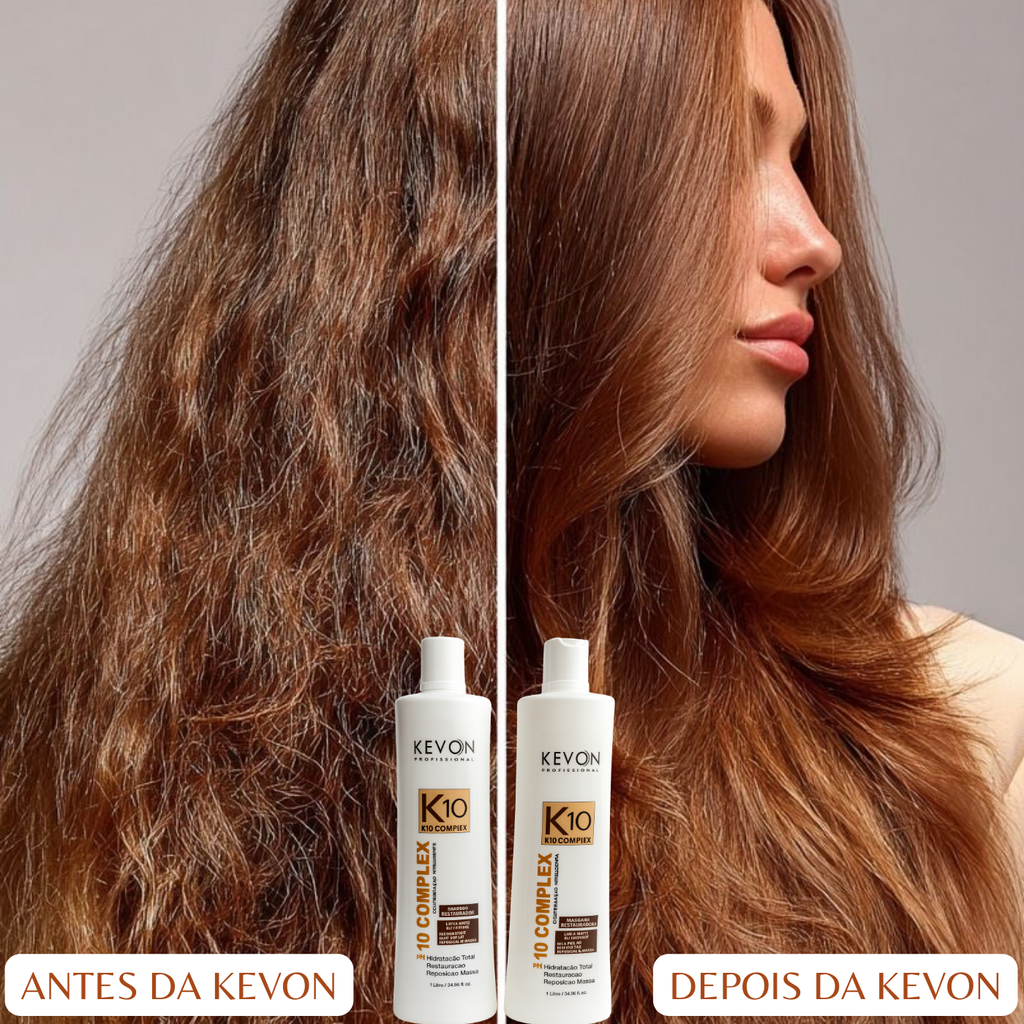 Kit Kevon K10 Complex BB-Cream (Shampoo + Máscara Restauradora 1L)