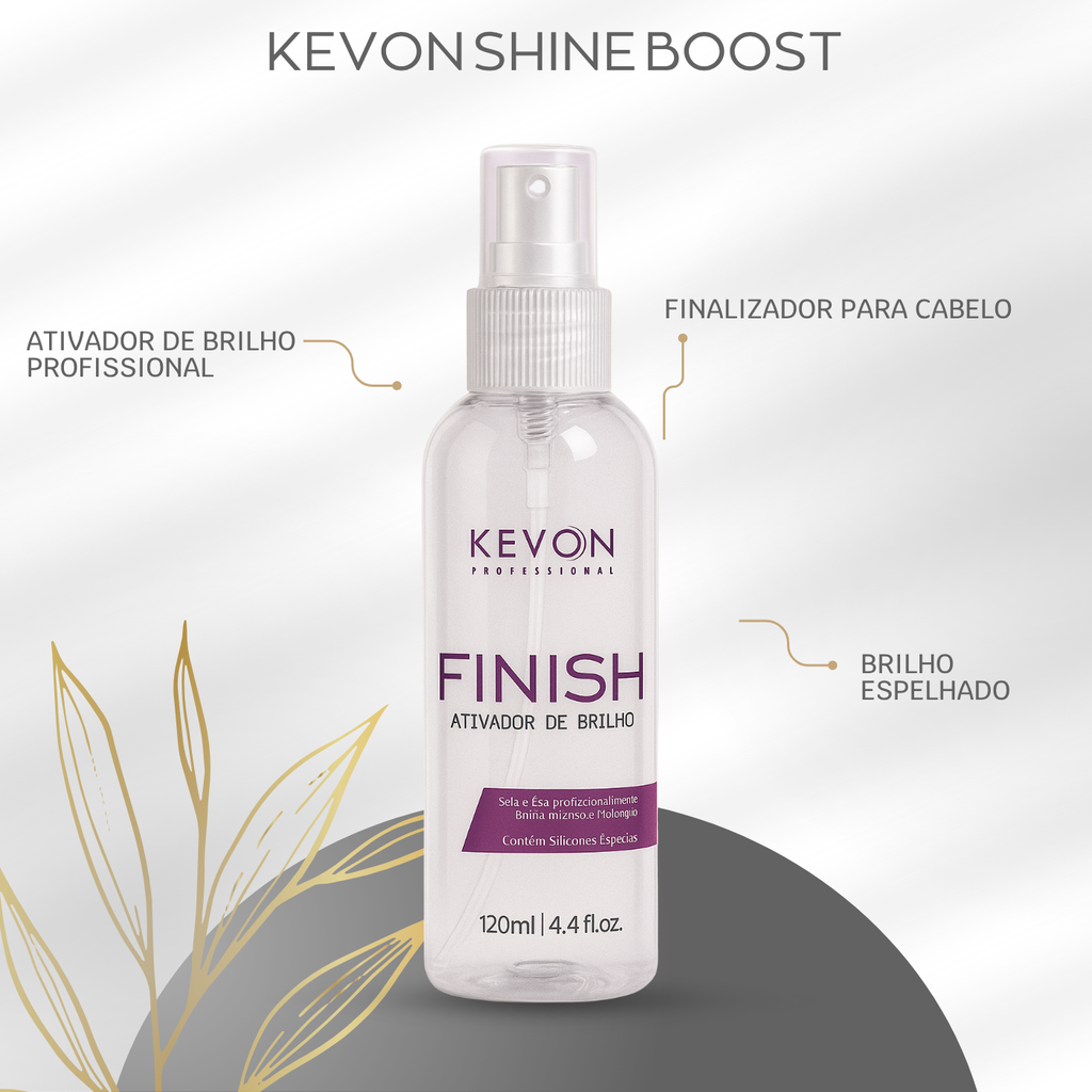 Kevon Shine Boost – Ativador de Brilho Profissional 120ml