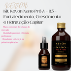 Kit Kevon Nano Pró A + B5 – Fortalecimento, Crescimento e Hidratação Capilar